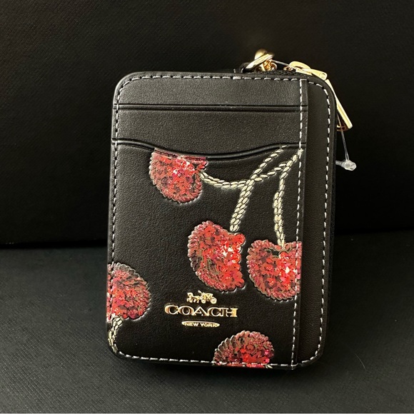 NWT coach 🍒 Zip Card Case
With Cherry Print 🍒 - Picture 6 of 7